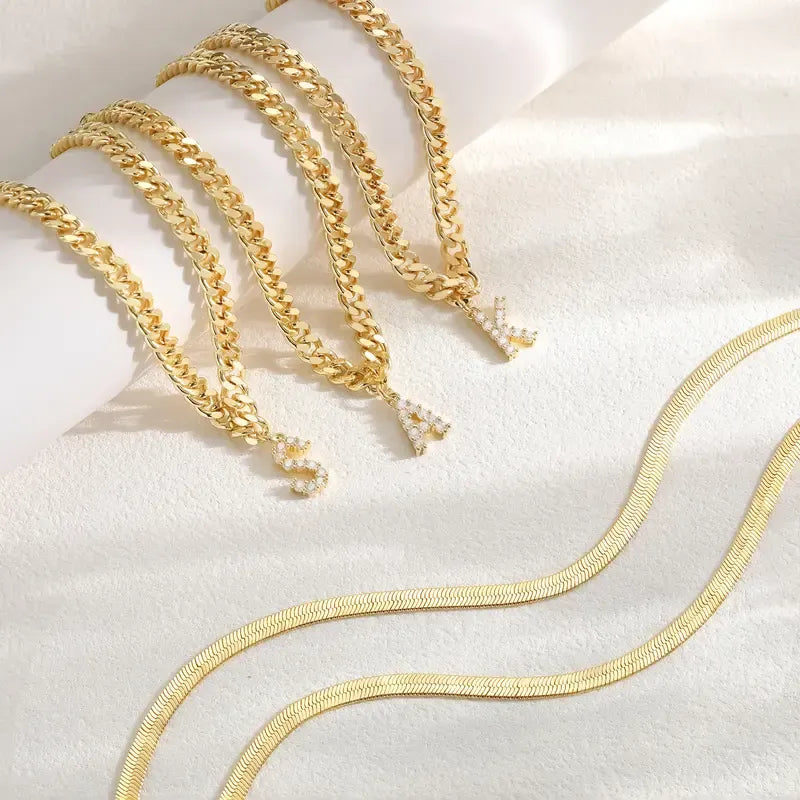 Ariane - Enkelketting-set met letter - een ideaal cadeau!