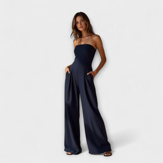 Kiora™ | Elegante jumpsuit zonder schouderbanden