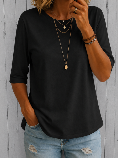 Eefje | Comfort T-Shirt met Extra Armbedekking