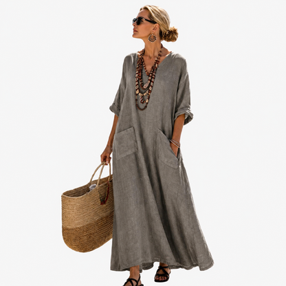 Kirsten - Lange Caftan - Taupe