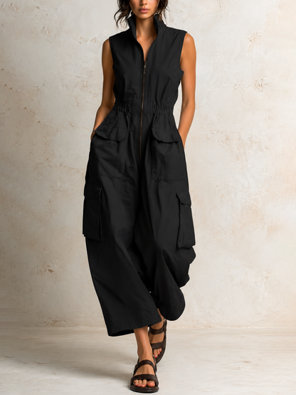 Emilia - Praktische Cargo Jumpsuit met Zakken