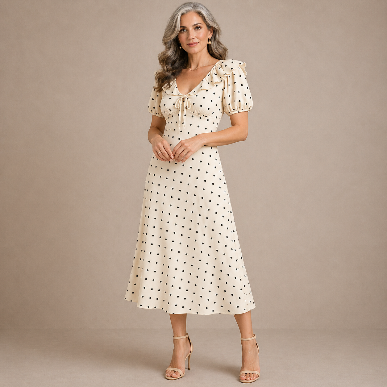 MIRELLA | Midi-Jurk