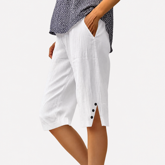 Esther - Comfort bermuda met details