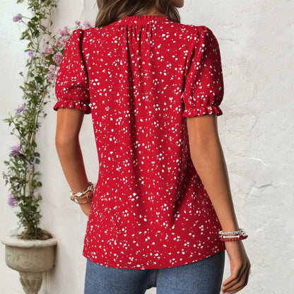 Frederique - Vintage Casual Blouse