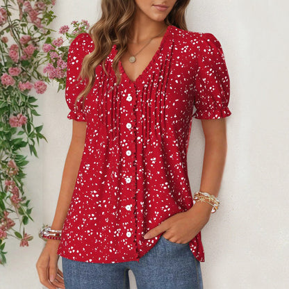 Frederique - Vintage Casual Blouse