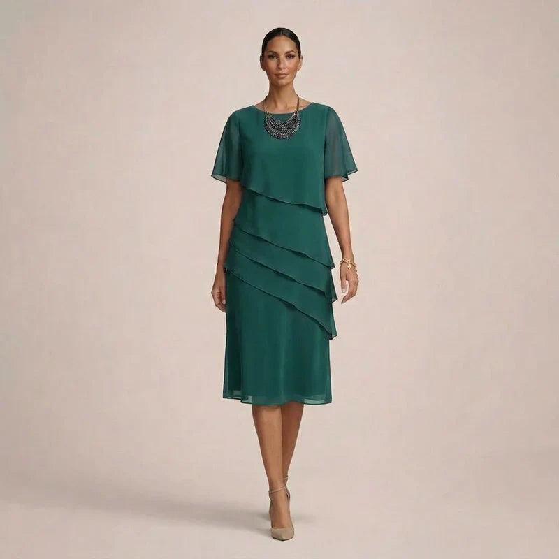 MARA | Elegante Rimpeljurk met Flatterend Comfort