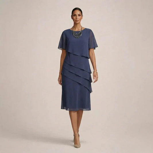 MARA | Elegante Rimpeljurk met Flatterend Comfort
