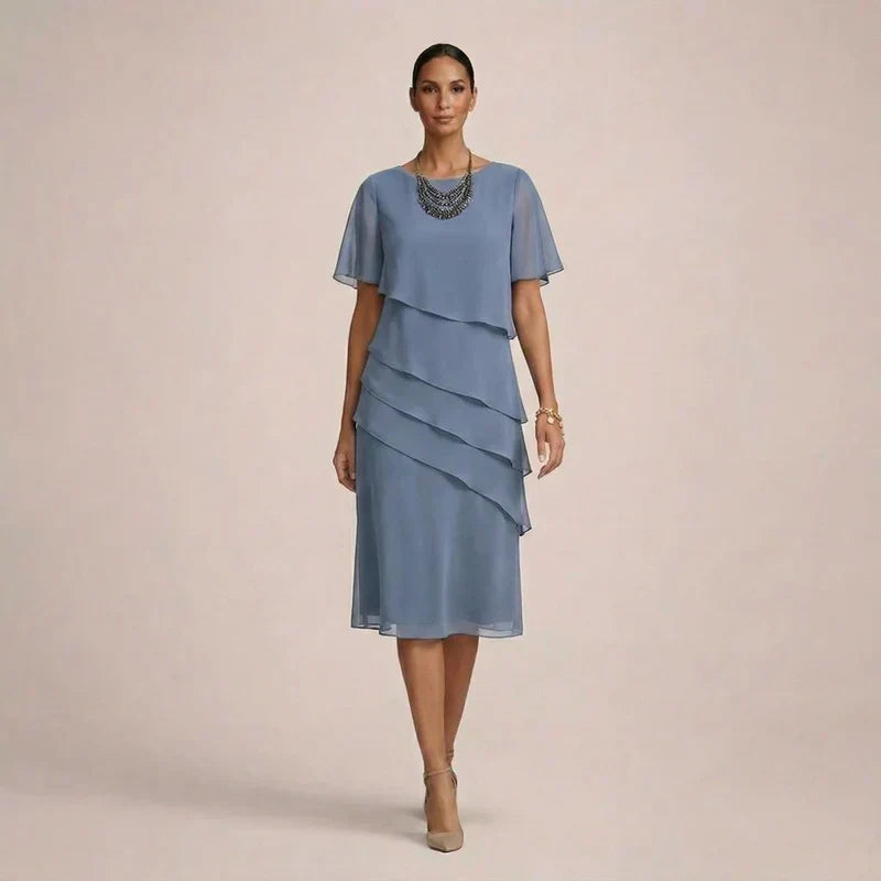 MARA | Elegante Rimpeljurk met Flatterend Comfort