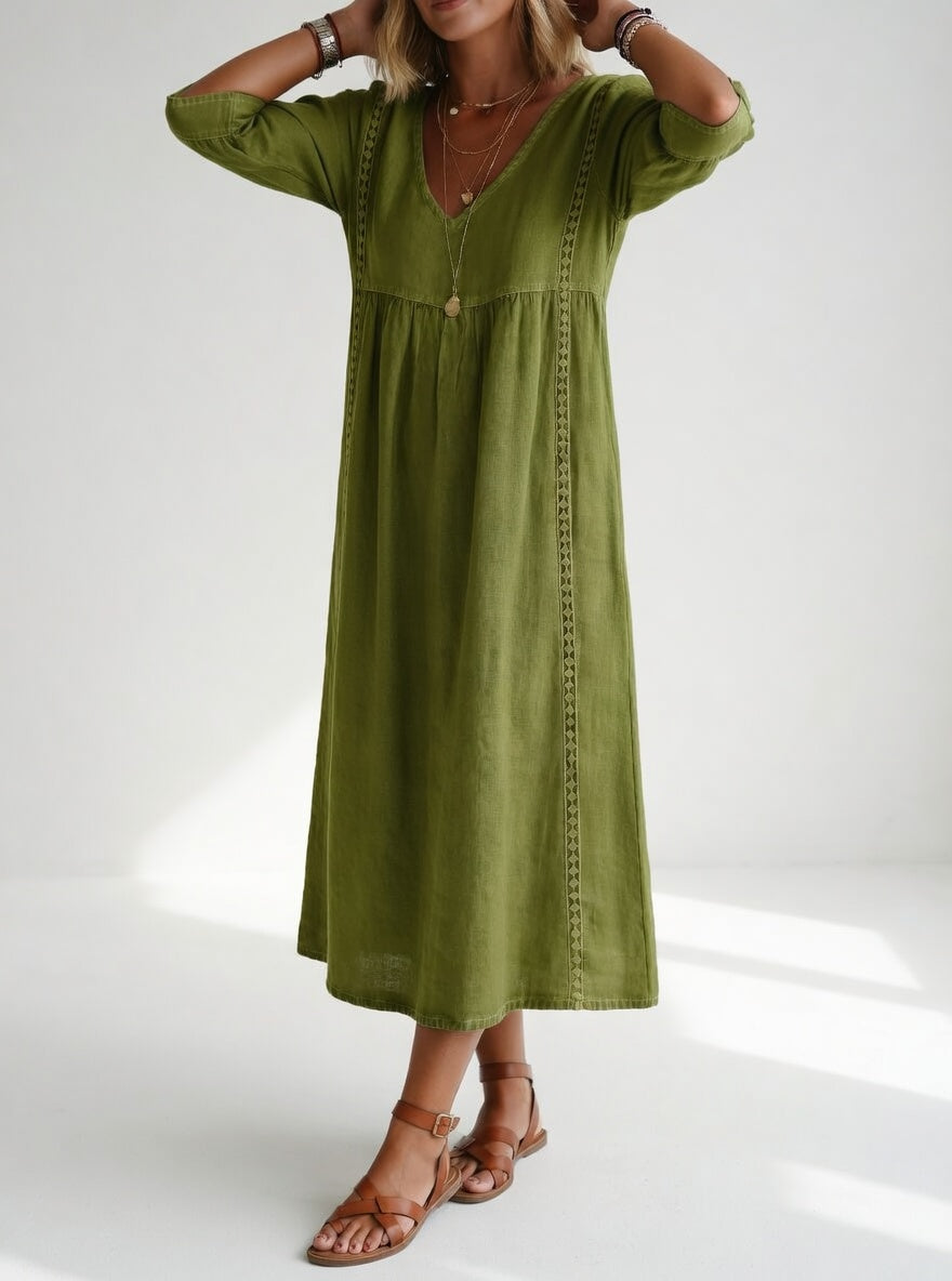 Lioréa™ — Elegante, casual midi jurk