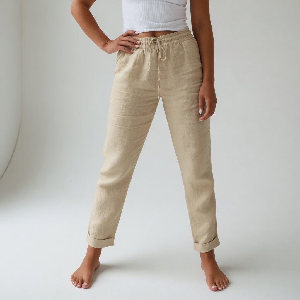 Albertine™ — 100% Katoenen Vloeiende Broek Natuurlijke Comfort