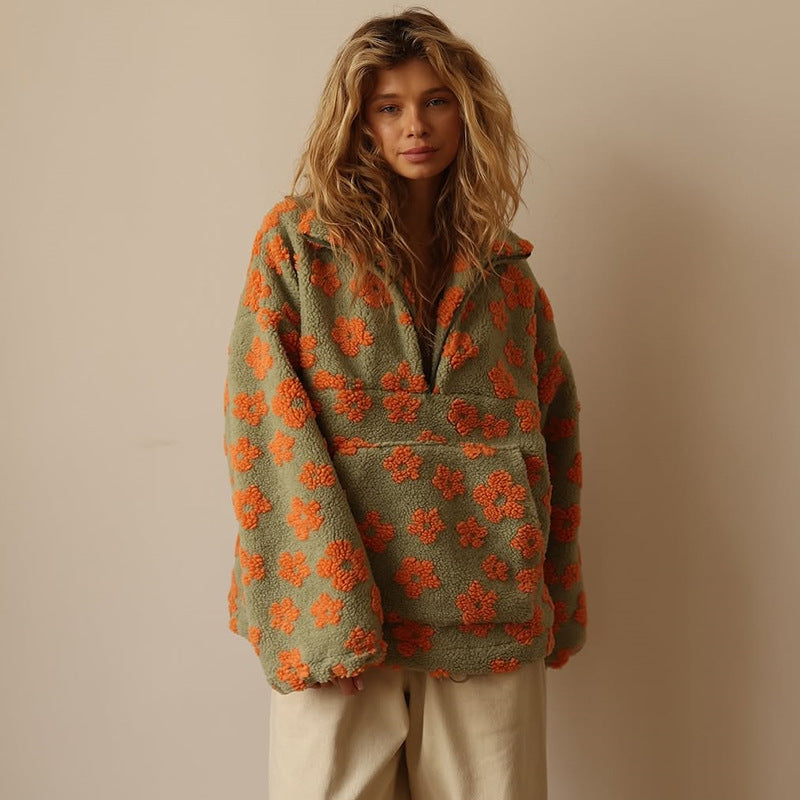 Marcia - Trui met bloemenprint
