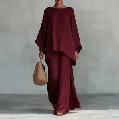 Christine™ | Set van Twee Stukken met Lange Mouwen en Wijde Broek (Copia)