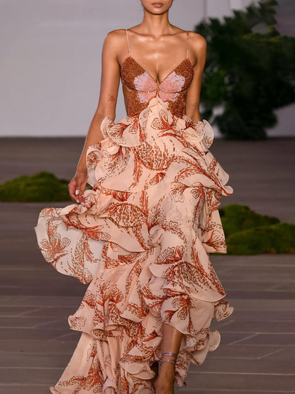 La Scintilla | Maxi Jurk Papillon Signature