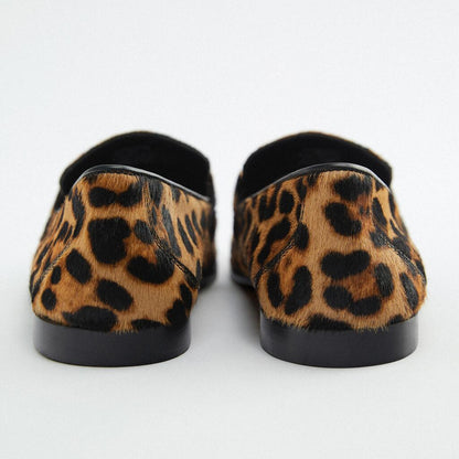 Adrianna™ | Elegante luipaard mocassins
