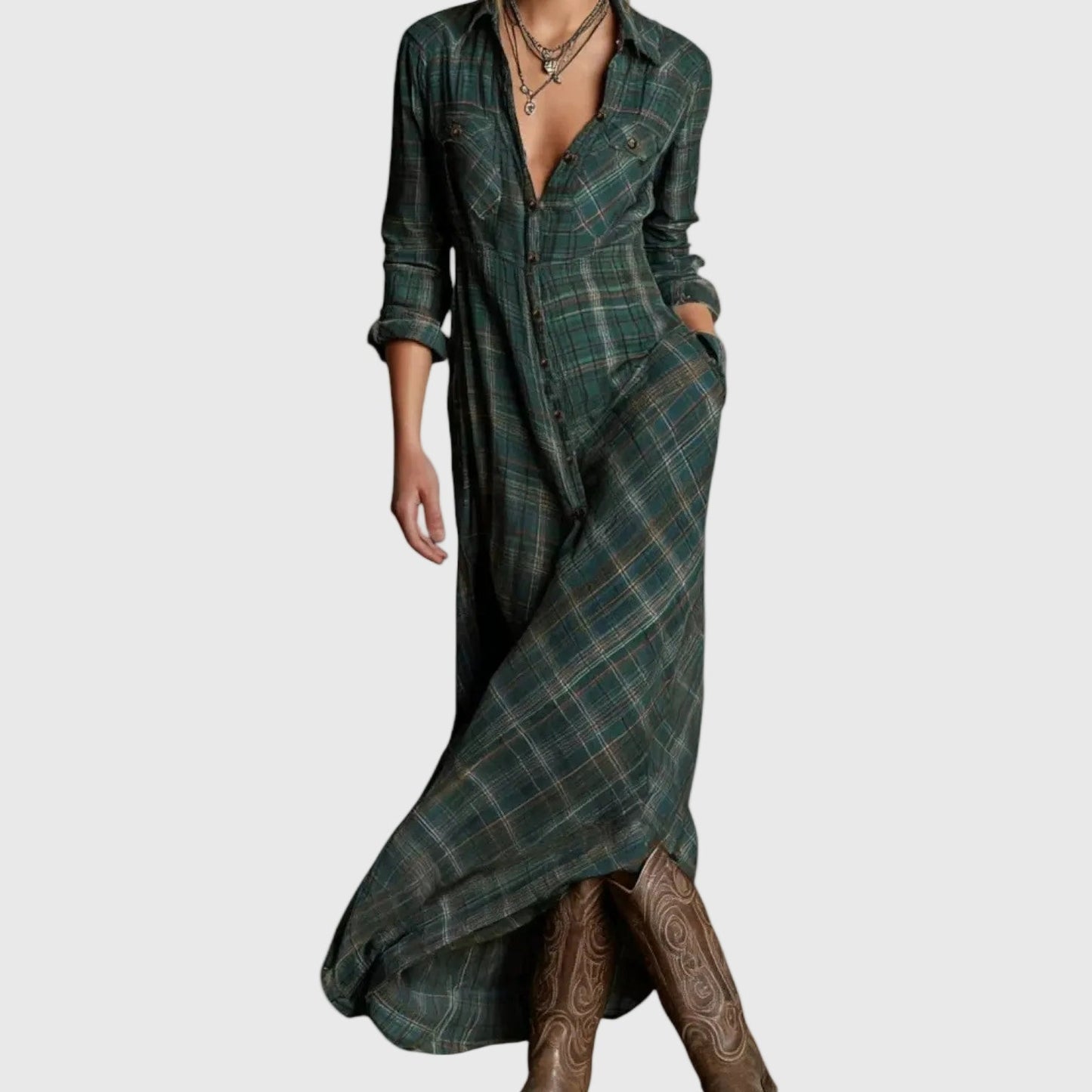 Maxi Jurk Elegantie | Roze