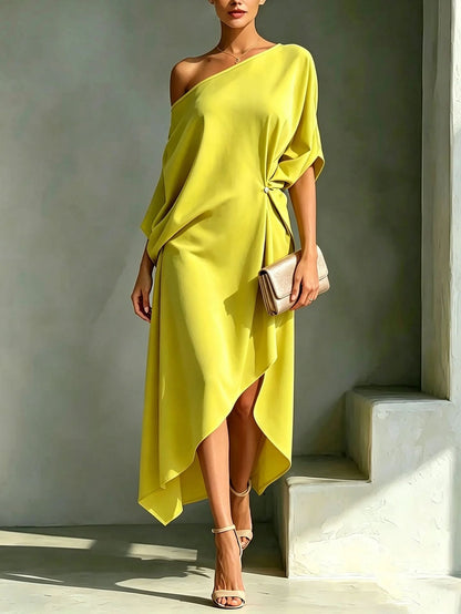 Camila – Elegante asymmetrische jurk