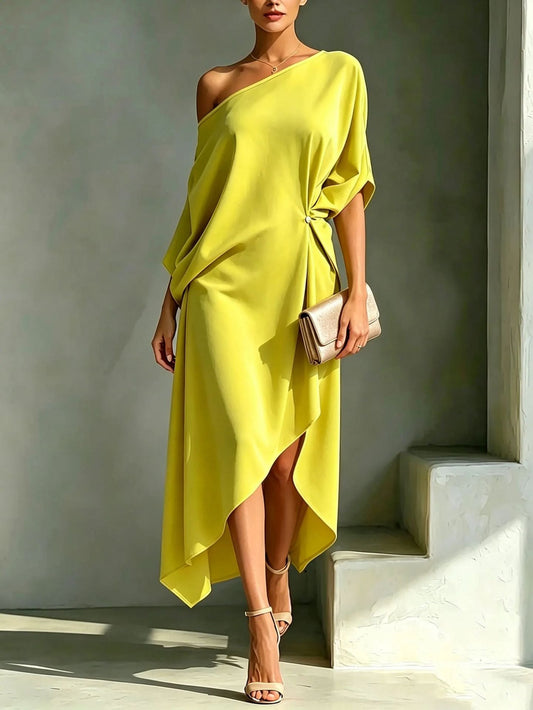 Camila – Elegante asymmetrische jurk
