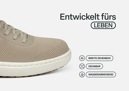 Lena - Beige Lichte Comfort-Sneaker voor elke dag