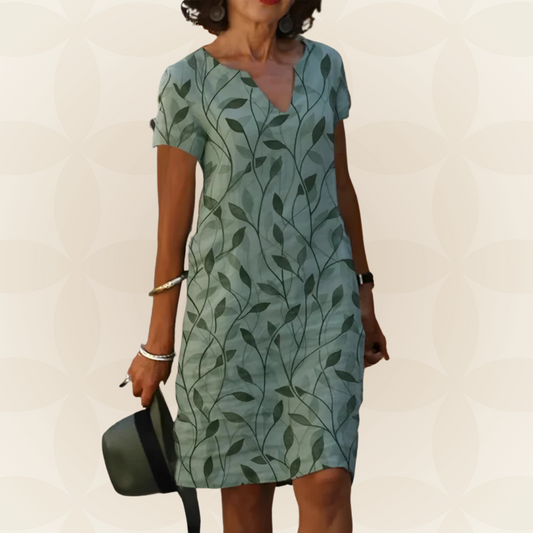 Elin – Comfortabele jurk met zomerse print