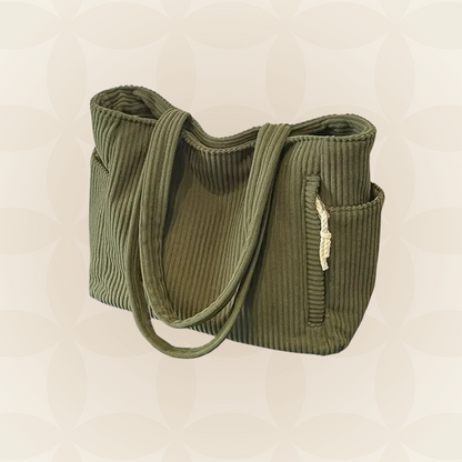 Tilda – Corduroy draagtas met koorddetail