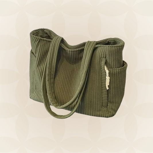 Tilda – Corduroy draagtas met koorddetail