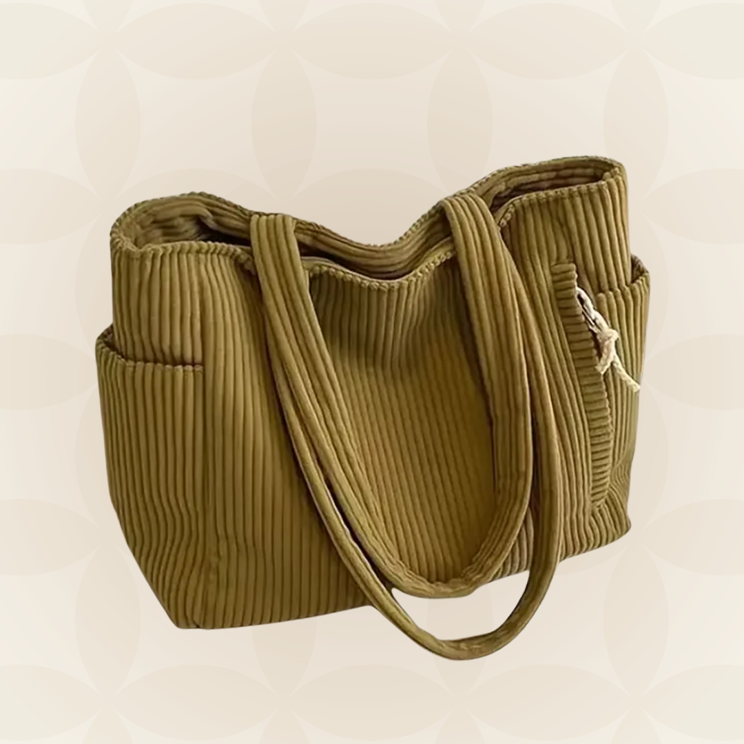 Tilda – Corduroy draagtas met koorddetail