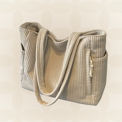 Tilda – Corduroy draagtas met koorddetail