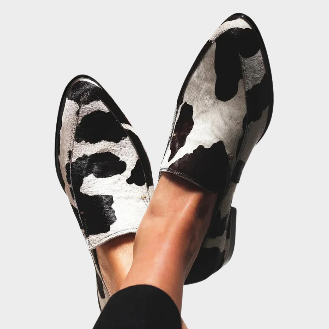 Becca™ | Schoenen met koeienprint