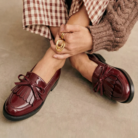Cordelia™ | Elegante mocassin met strikdetail