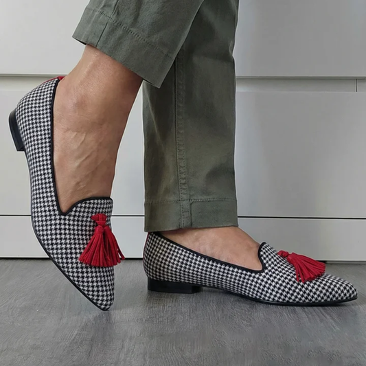Sasha™ | Klassieke enkellaarsjes met franjes
