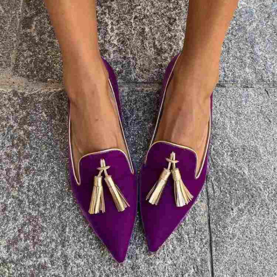 Portia™ |Boho-moccasins met franjes