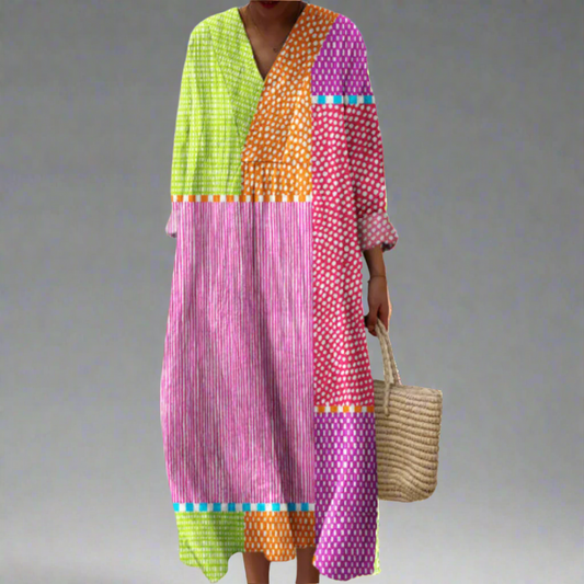 Maya | Elegante Geometrische Jurk