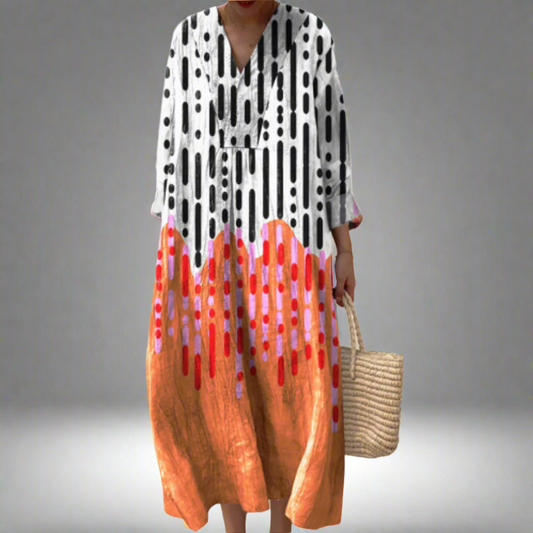 Naomi | Elegante Geometrische Jurk