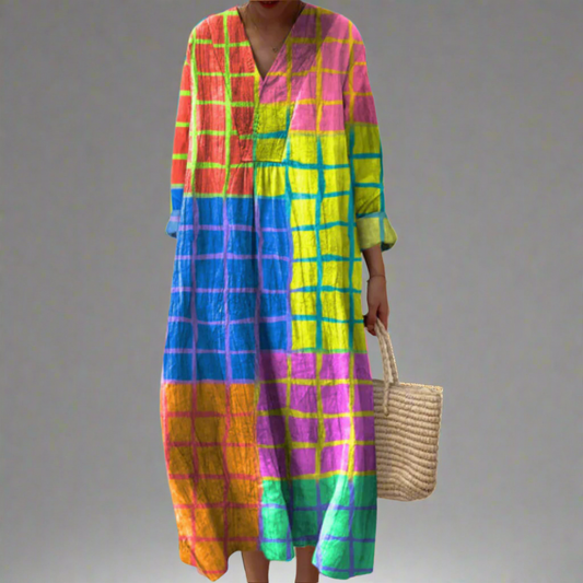 Charlene | Elegante Geometrische Jurk