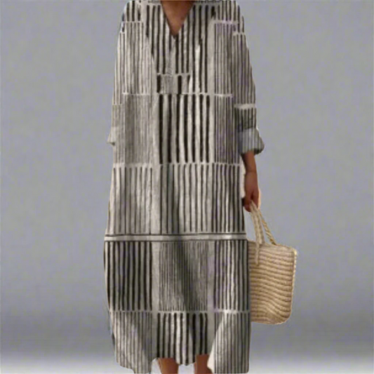 Tess | Elegante Geometrische Jurk