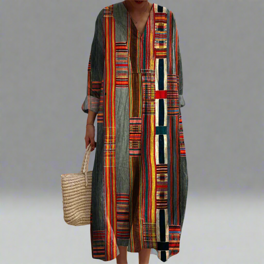 Faith | Elegante Geometrische Jurk