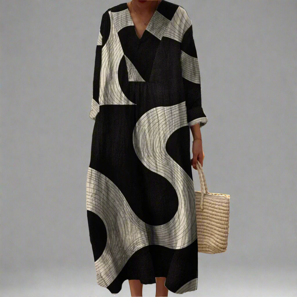 Karin | Elegante Geometrische Jurk