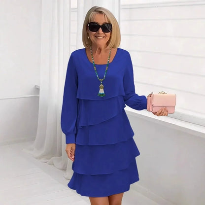 Teresa – Elegante en vloeiende jurk met ruffles