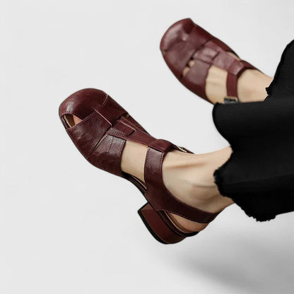 Diana - Elegante leren sandalen