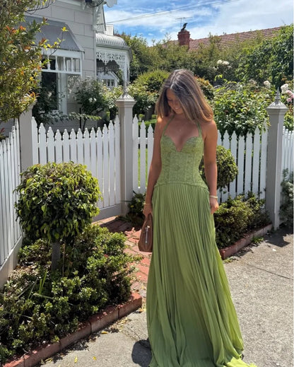Shailine™ | Groene smaragd jurk