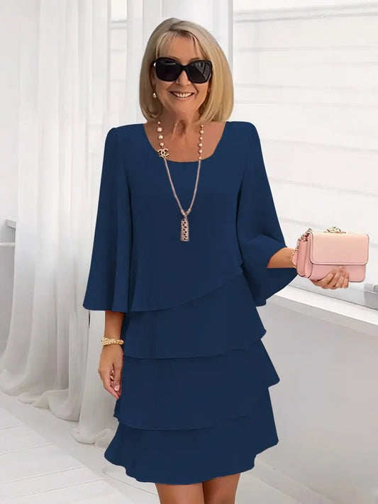 Elsa – Elegante en vloeiende jurk met volants