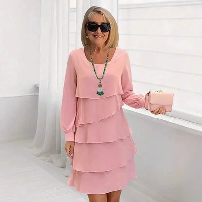 Teresa – Elegante en vloeiende jurk met ruffles
