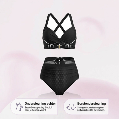 Daniek | 2-in-1 Hoog Getailleerde Tummy Control Bikini