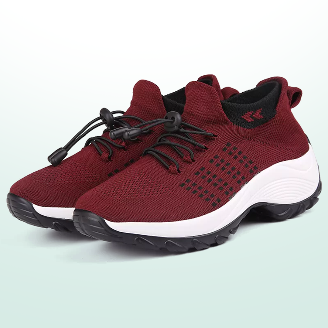 Ambulo Komfortschoenen Breisel - Zwart Rood