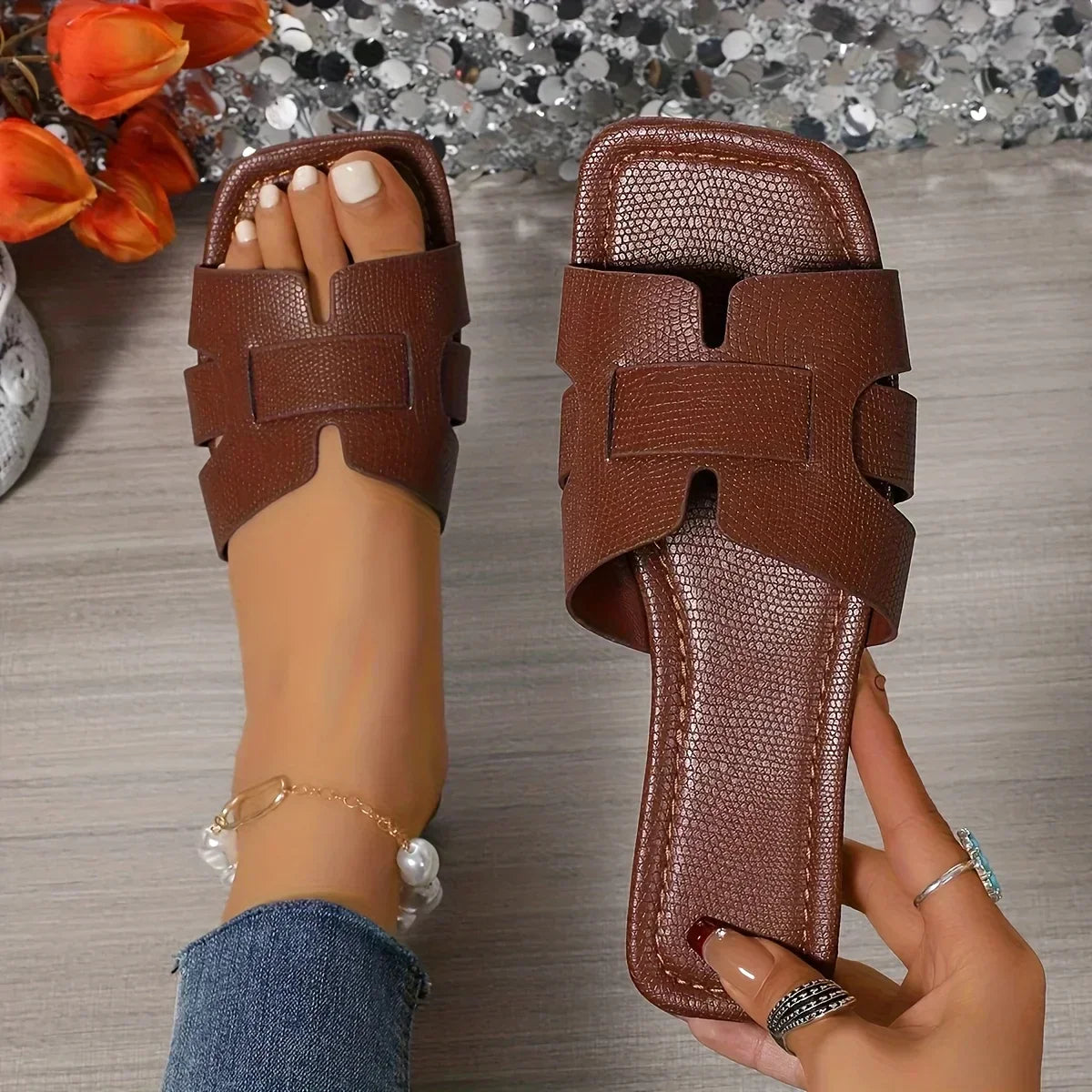 Valencia - Slide Sandalen