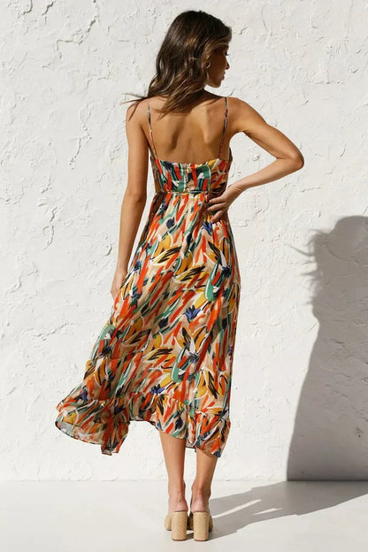 GABRIELLA | Bedrukt Zomerjurk met Verse Comfort en Zonnige Stijl