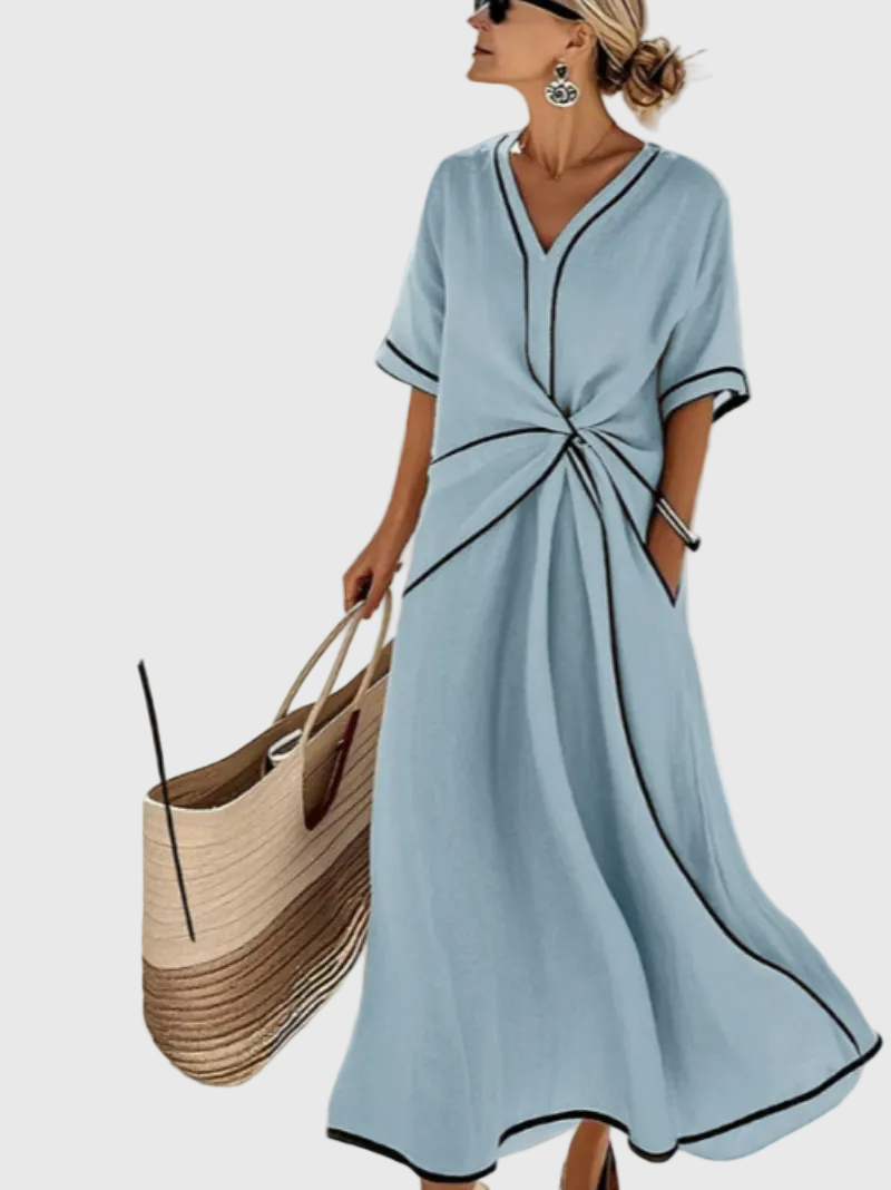 Helena | Maxi Jurk Drapée