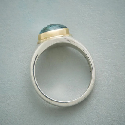 Groene Diamanten Ring
