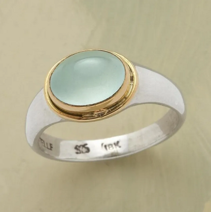 Groene Diamanten Ring