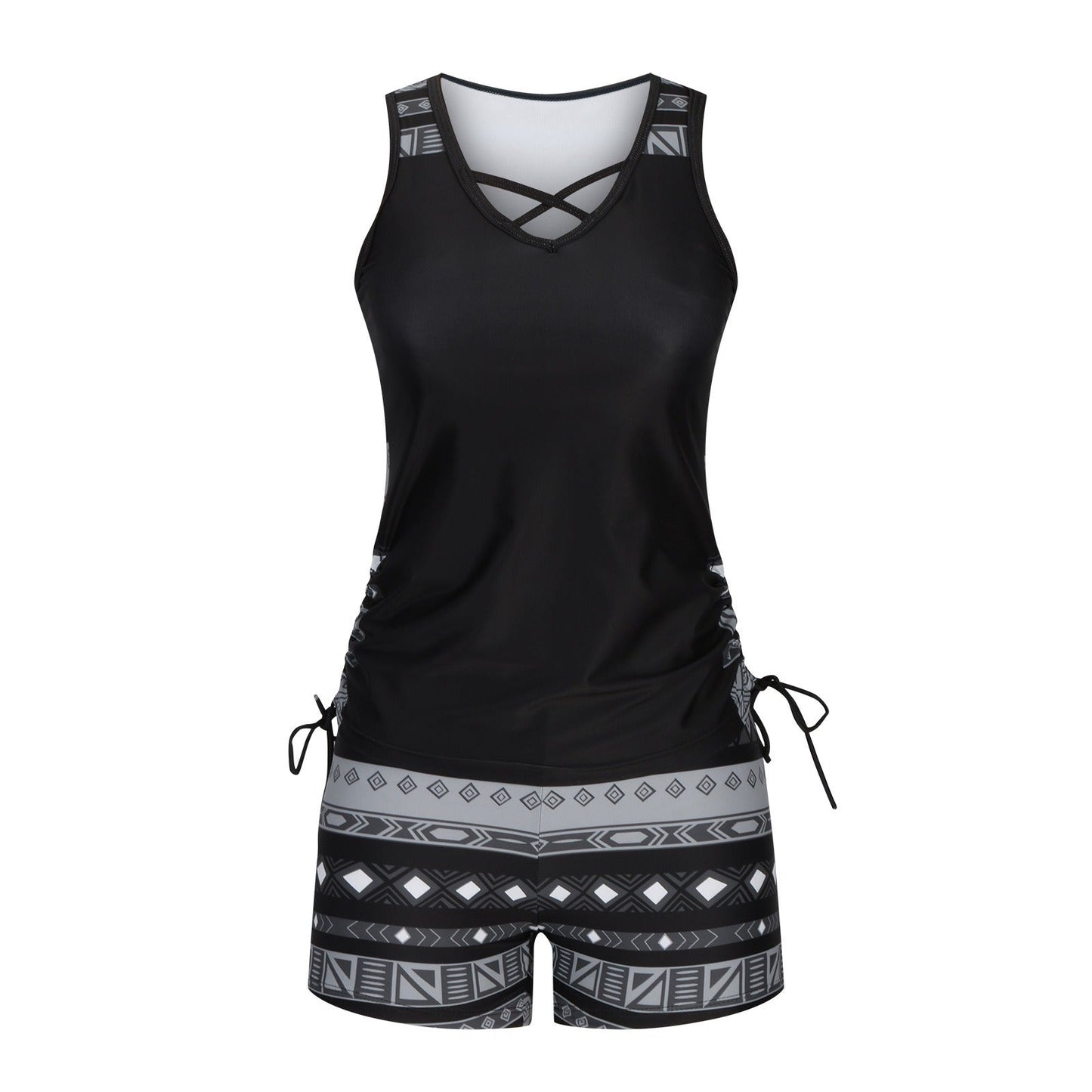 Tankini Geometrische Print Badpak